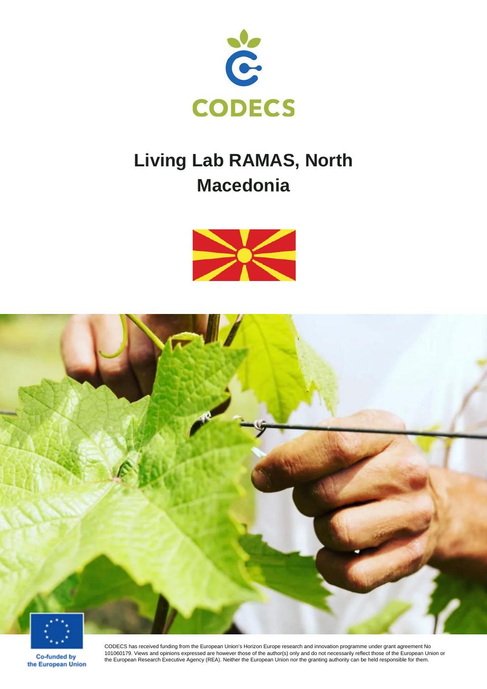 Living Lab RAMAS, North Macedonia