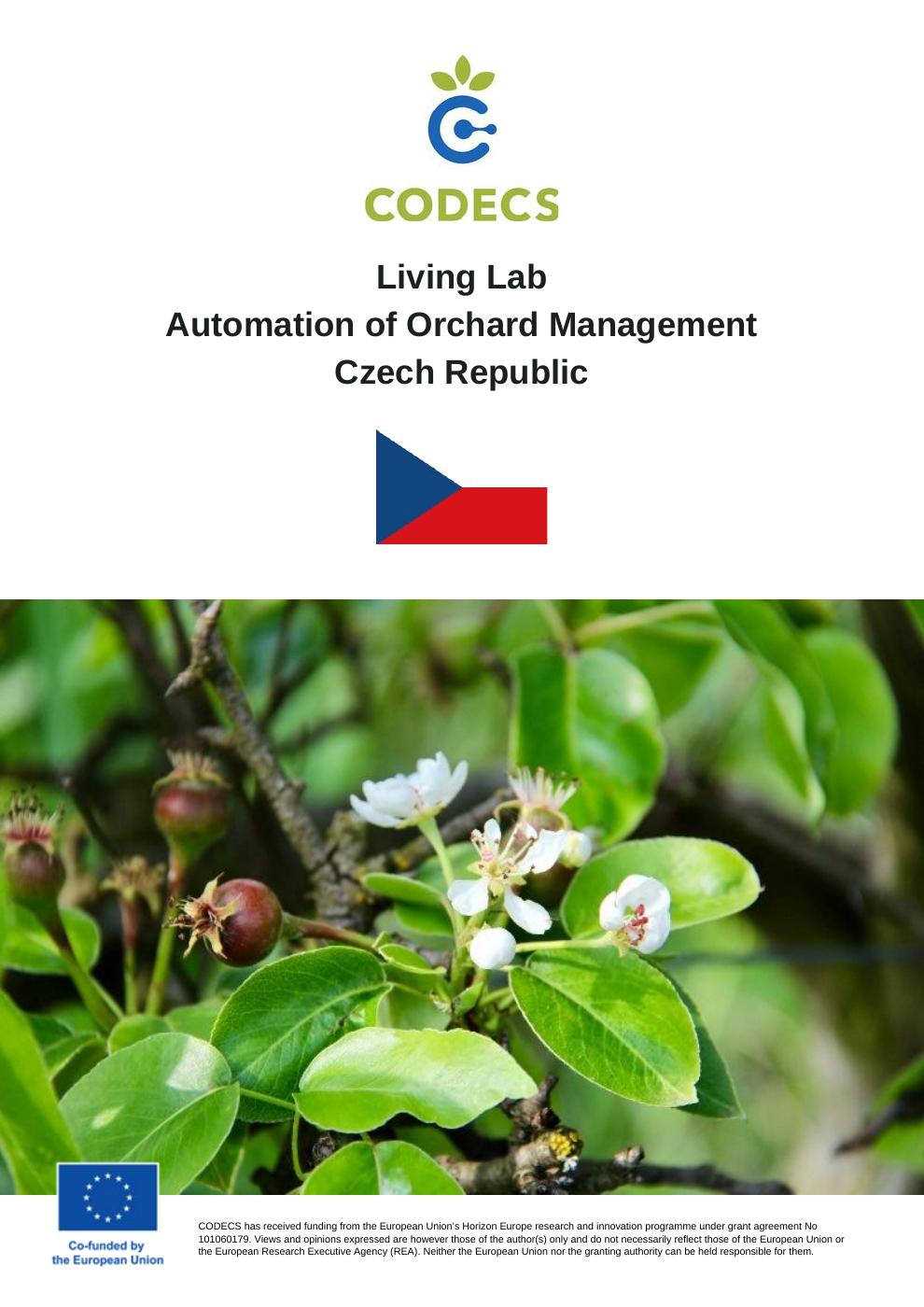 Automation of Orchard Management, Czech Republic